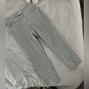 Spartina 449 Maren Pull On Calm Water Pants In Surf Cane Sz M